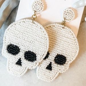 Skull Halloween Earrings